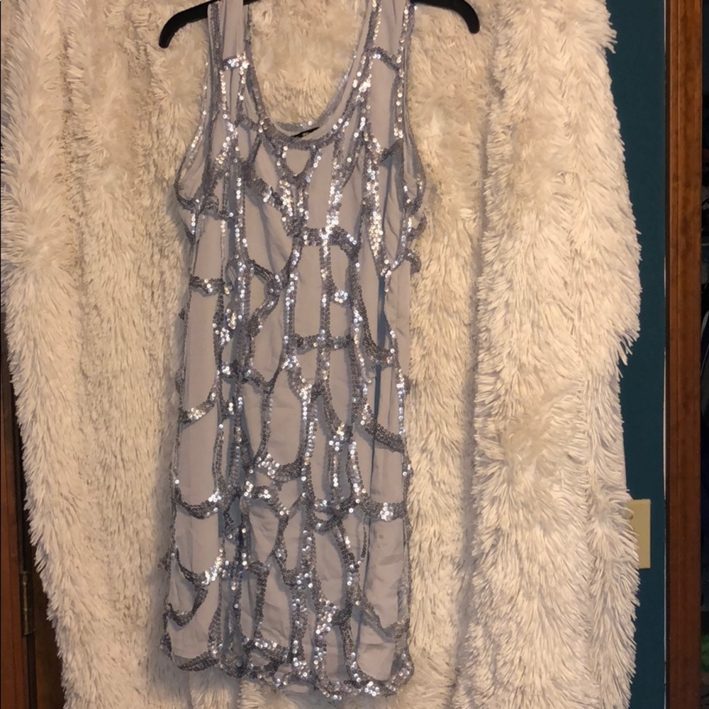 Tobi Silver Dress